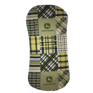 John Deere Baby Burp Cloth Handmade Cotton plaid